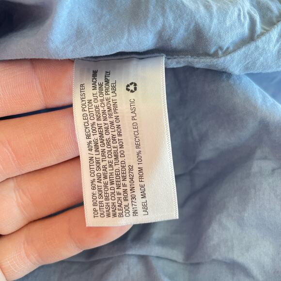 Cat & Jack Black White Stripe Chambray Dress - Medium - Picture 5 of 5